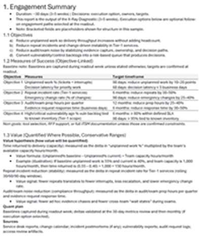 Sample Report Snippet